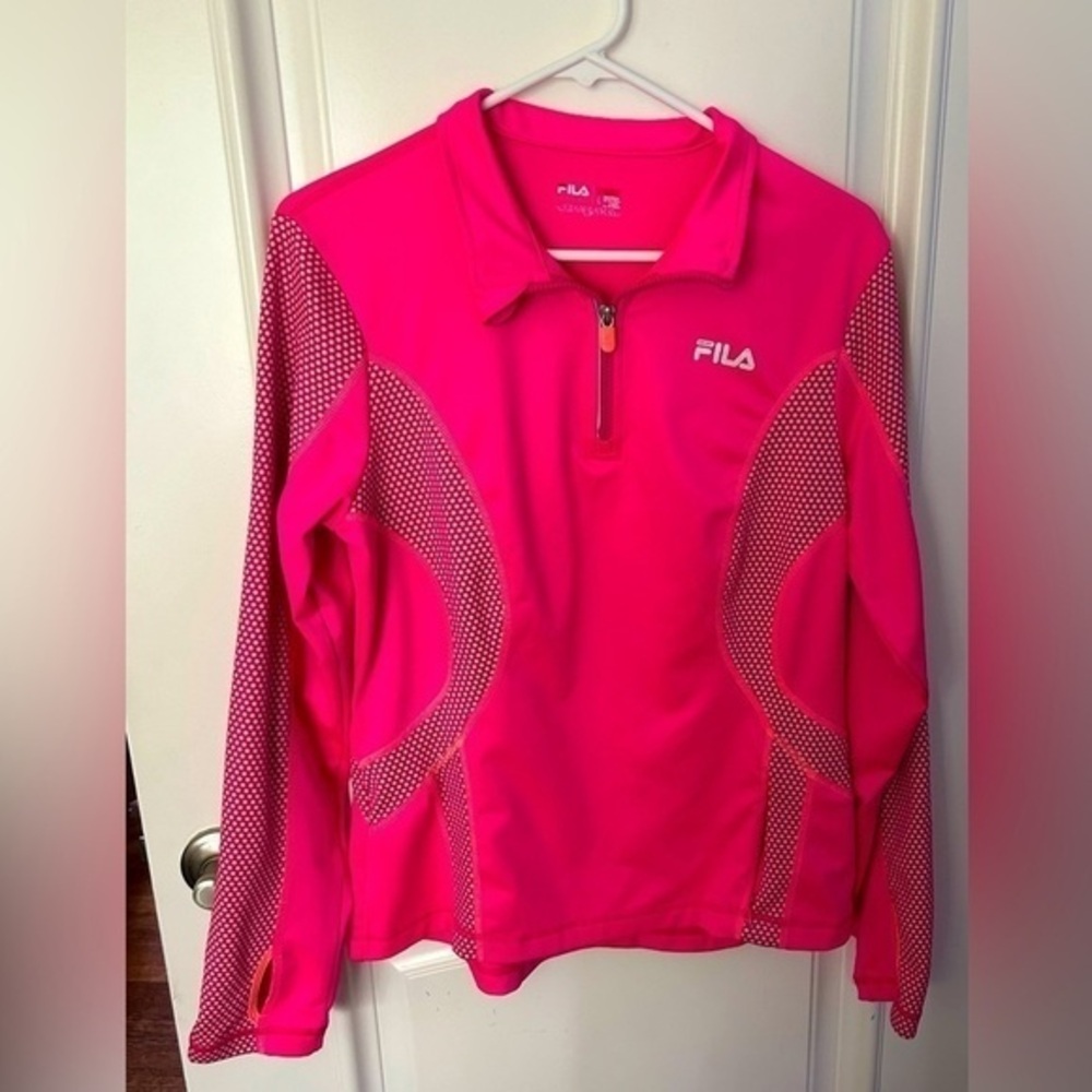 FILA Sport Running 1/4 Zip Pullover Jacket